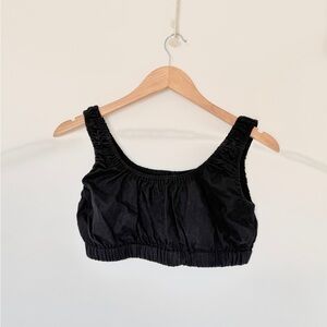 linen crop top